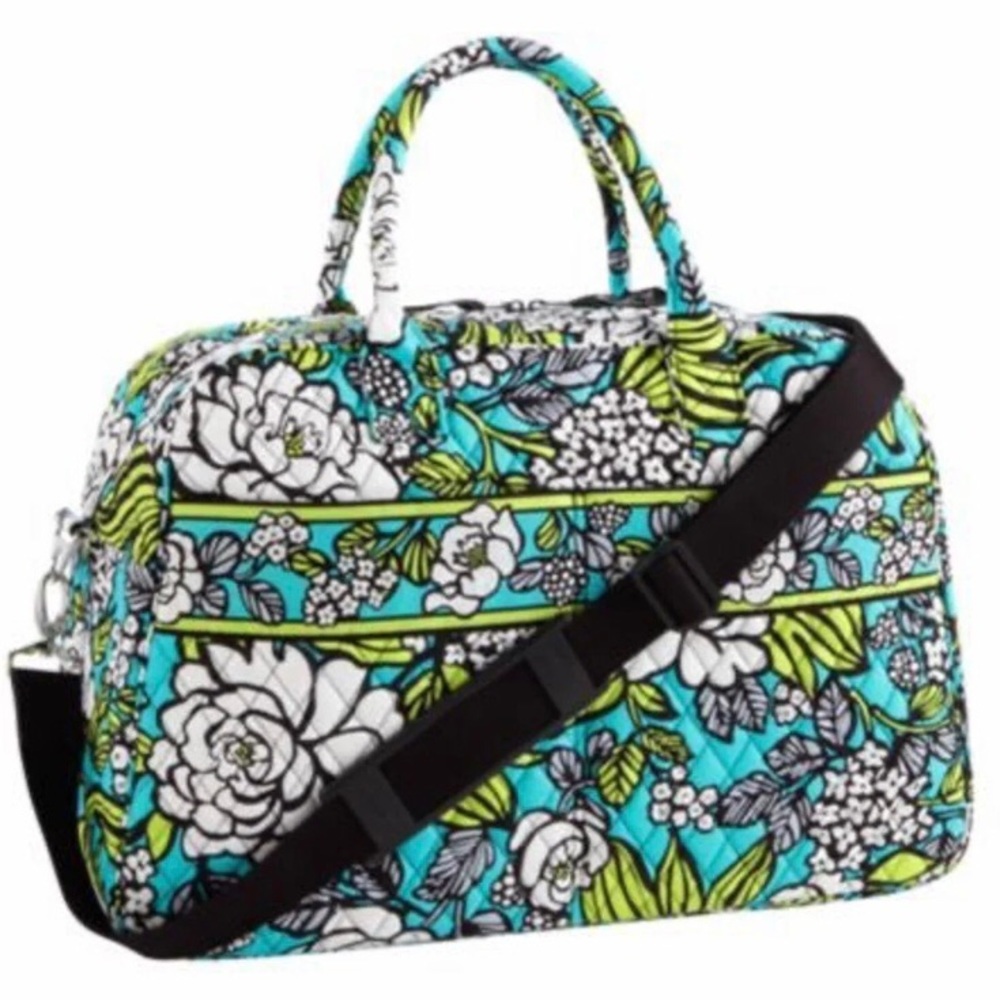 Vera Bradley Island Bloom duffel bag